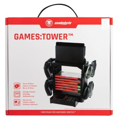 Kaarsen gegevens dinsdag Snakebyte Reveals The Games:Tower Storage Solution For Nintendo Switch -  Nintendo Life