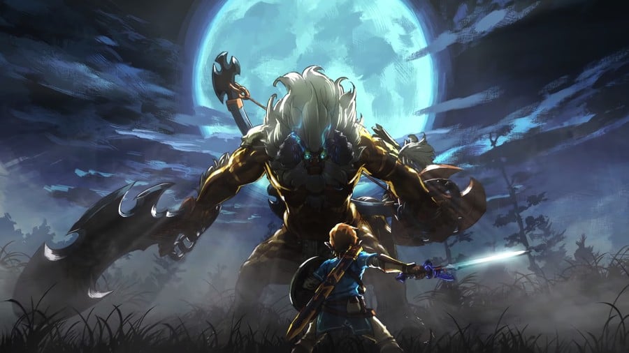 Breath Of The Wild Link Fight Lynel