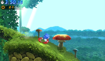 Sonic Generations Screens Show Mushroom Hill Zone