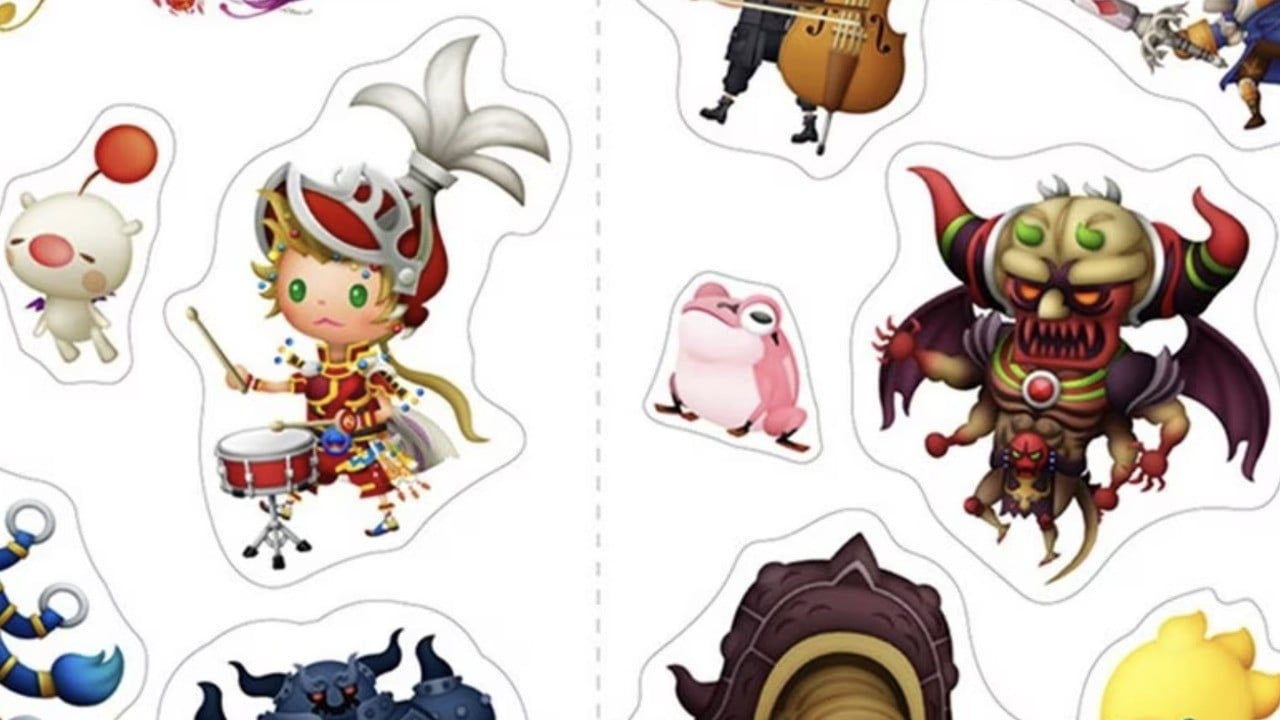 Theatrhythm Final Fantasy sticker set listed at £499 on Sports Direct/GAME website - Nintendo News Article