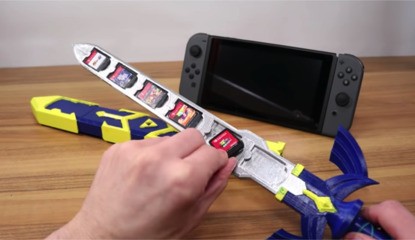 You Can 3D Print Your Own Legend of Zelda Master Sword Switch Game Case