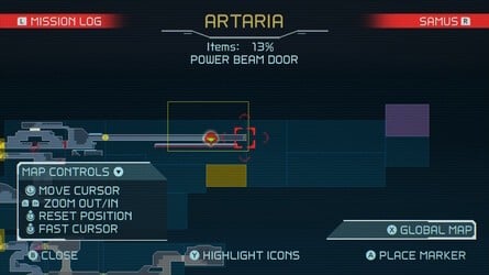 Metroid Dread Artaria Map 2