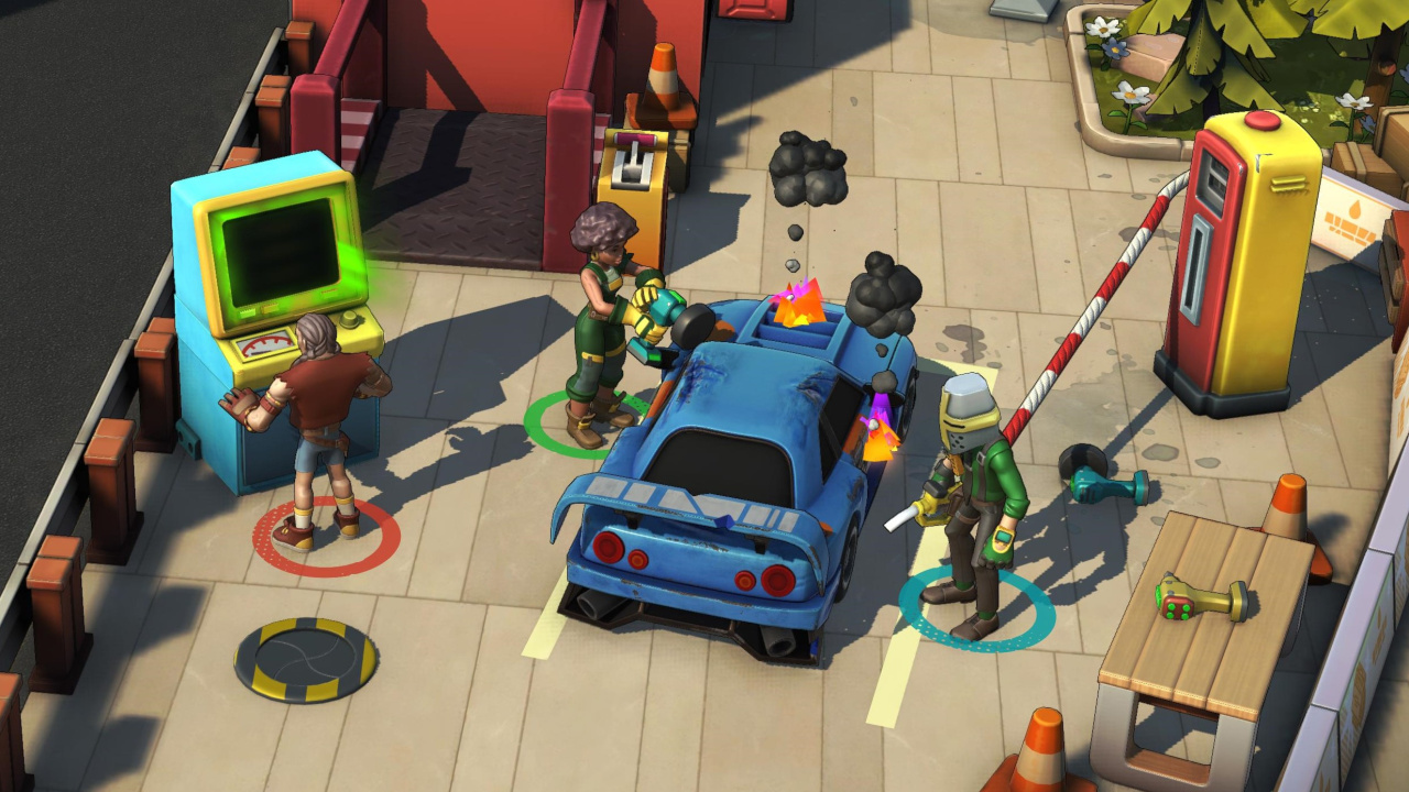 Arabalar Yaratın ve Pit Ekibi İşbirliği Oyunu 'Speed ​​Crew'da Kaosa Neden Olun