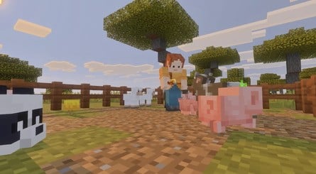 光と影の表現が向上したマイクラの世界