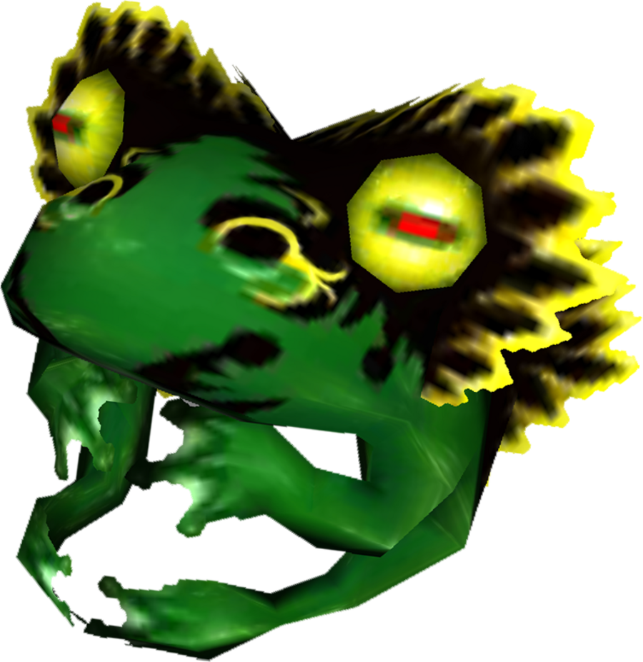 And this froggy facewear?