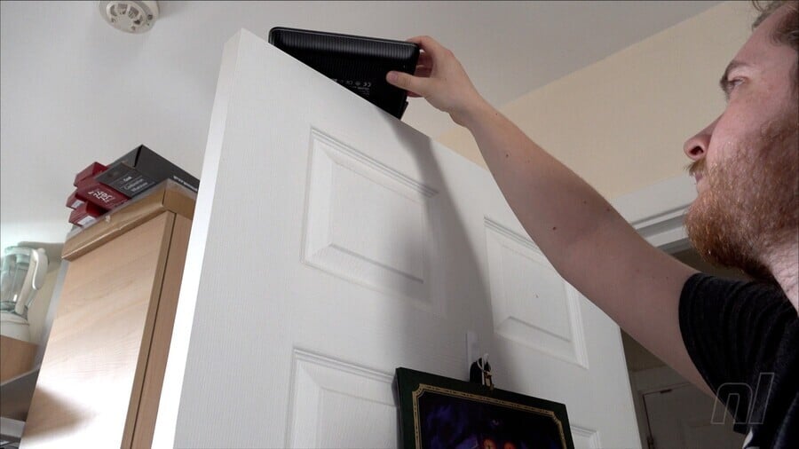 Good in theory, but a problem if you plan on ever closing the door