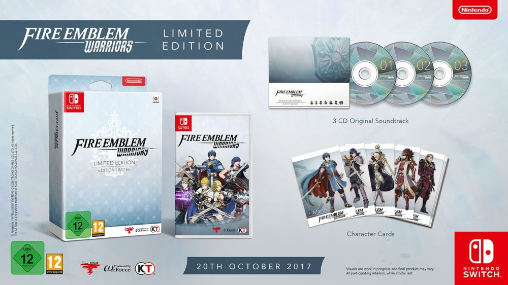 Fire Emblem Warriors Limited Edition and Pre-Order Bonuses Announced for Nintendo Switch and New 3DS