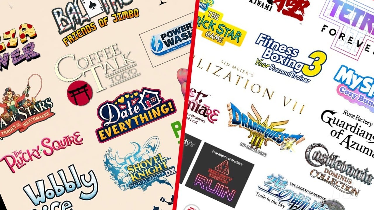 New Nintendo infographics highlight every game in August’s Indie World & Partner Showcase