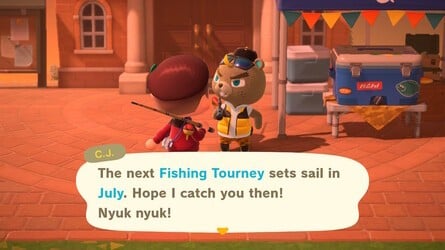 Animal Crossing New Horizons July Fishing Tourney