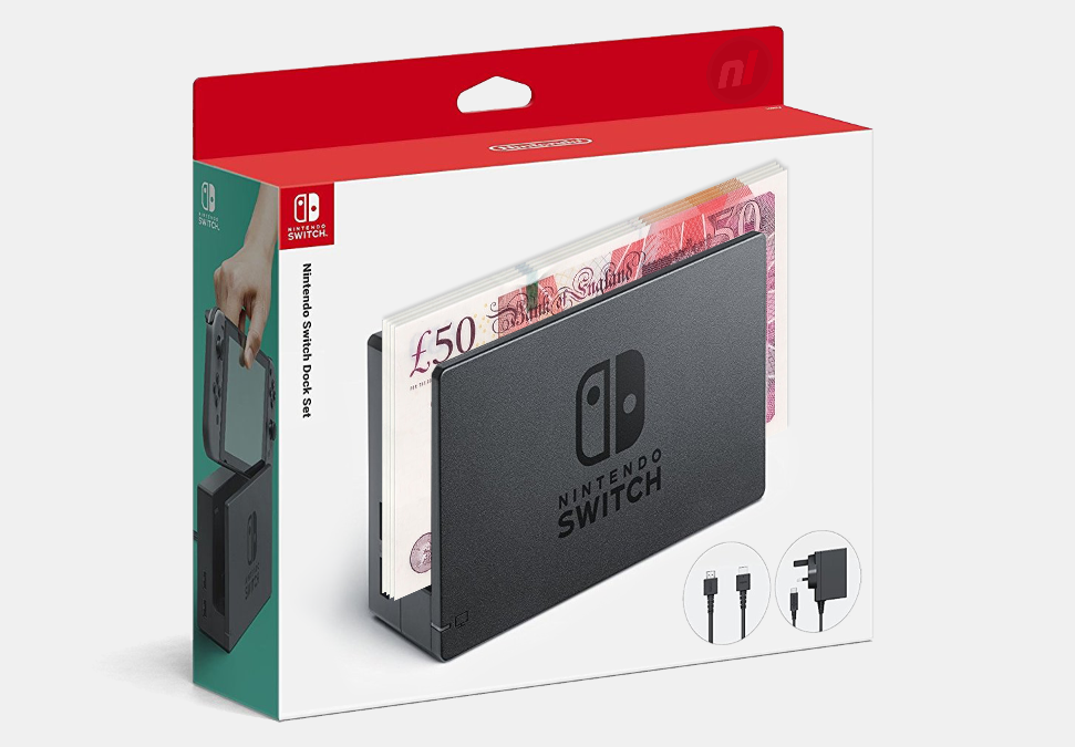 Does the nintendo switch shop come with the dock