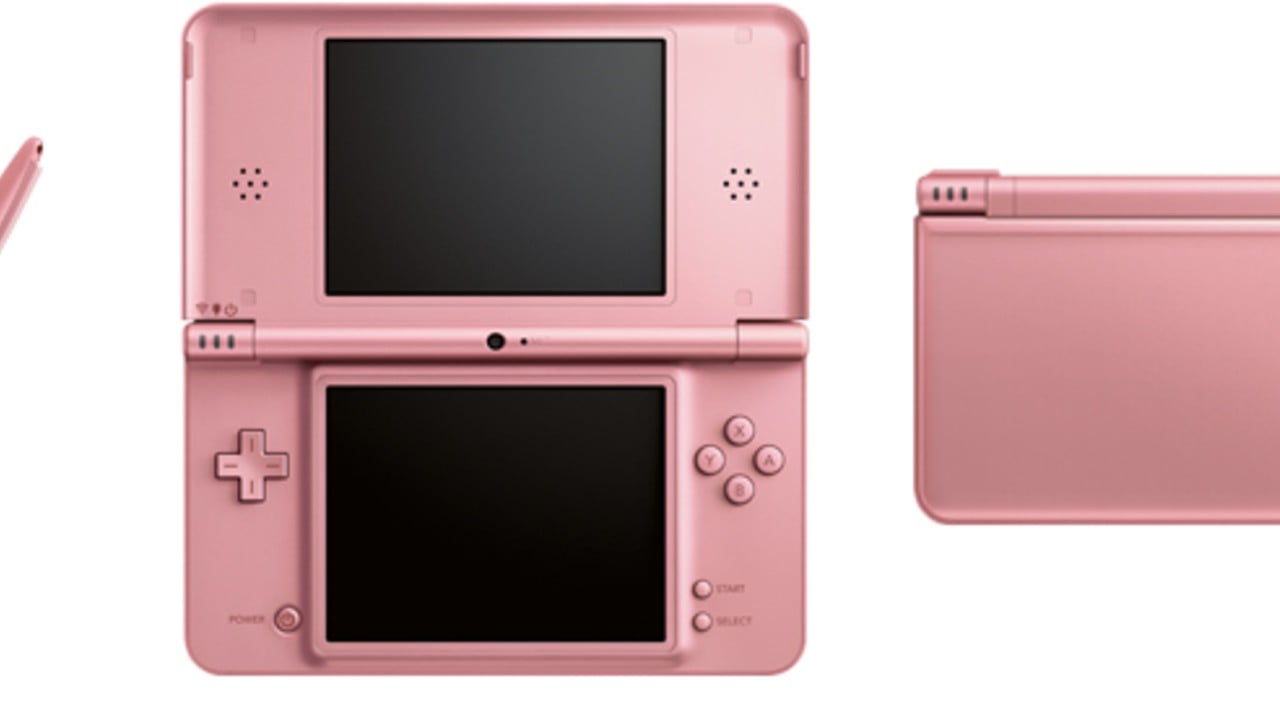 Nintendo DSi Pink Handheld Console Game System with 1 Game