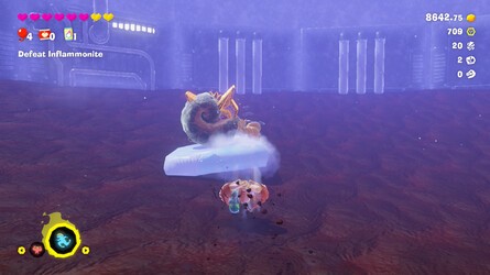 Donkey Kong Bananza Inflammonite Boss Fight