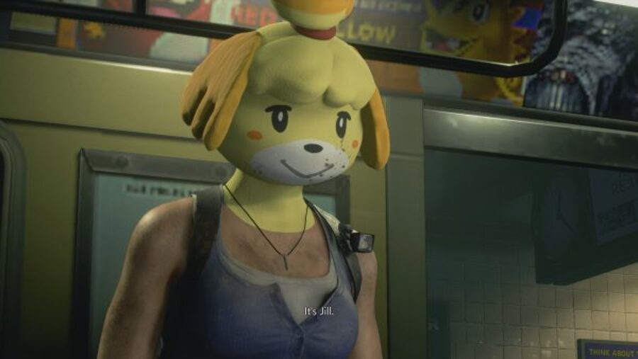 We don't care what the subtitles say, that's definitely not Jill.