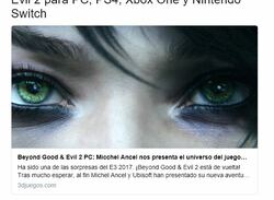 Ubisoft España‏ Tweet States Beyond Good & Evil is Coming to Nintendo Switch