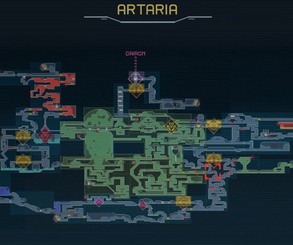 Metroid Dread Map