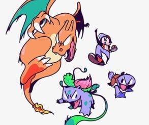 Paperbeats Pokémon fan art