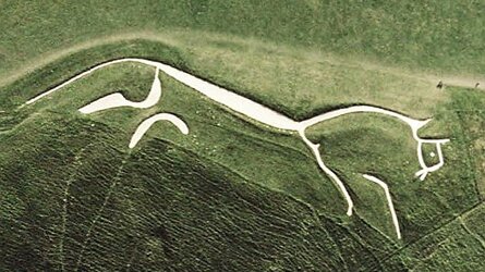 Uffington White Horse Sat