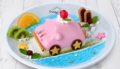 You Can Eat The Real Kirby Car Cake At The Kirby Café