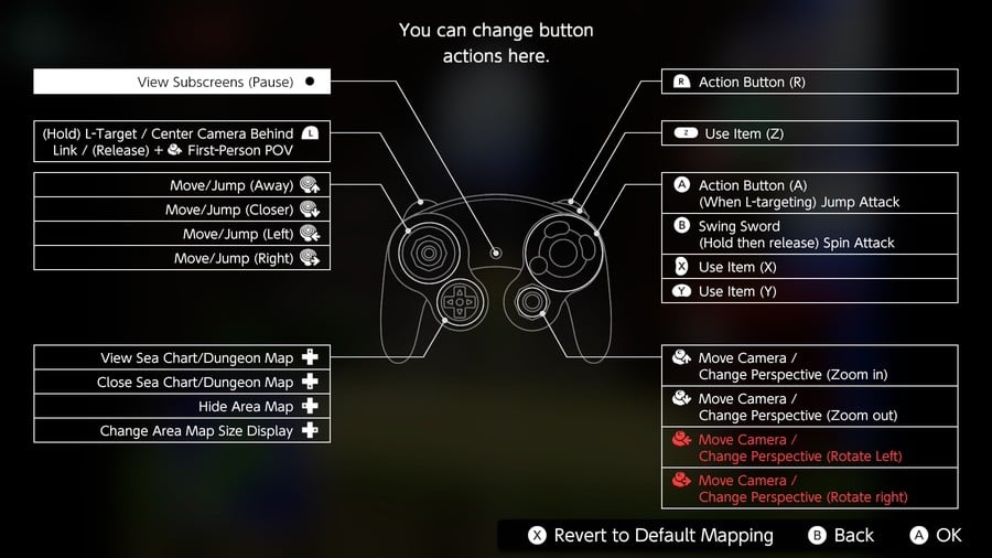 GameCube - Change Controls