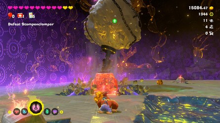 Donkey Kong Bananza K. Stompenclomper Planet Core Miniboss