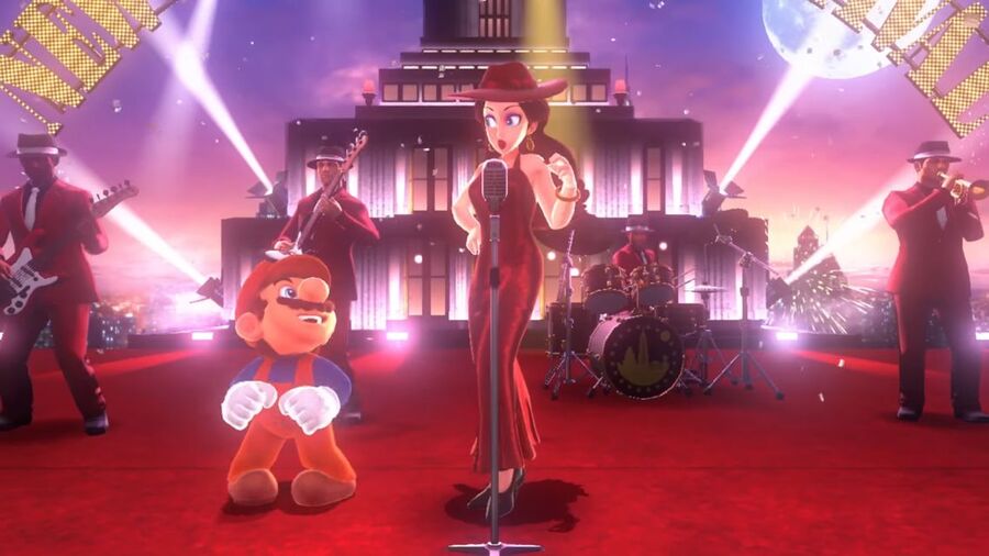 Mario Pauline Jump Up Superstar Super Mario Odyssey