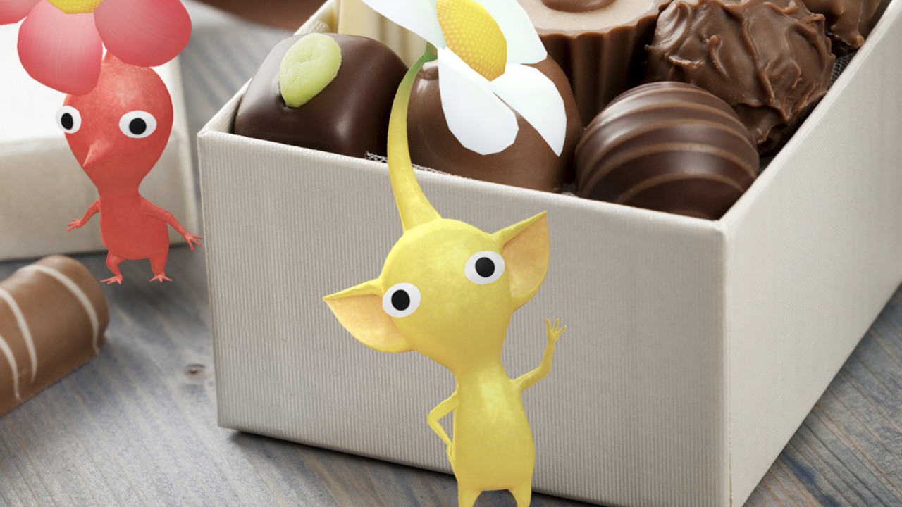 Pikmin Bloom Celebrates Valentine'S Day With 'Present Sticker' Gold Seedlings