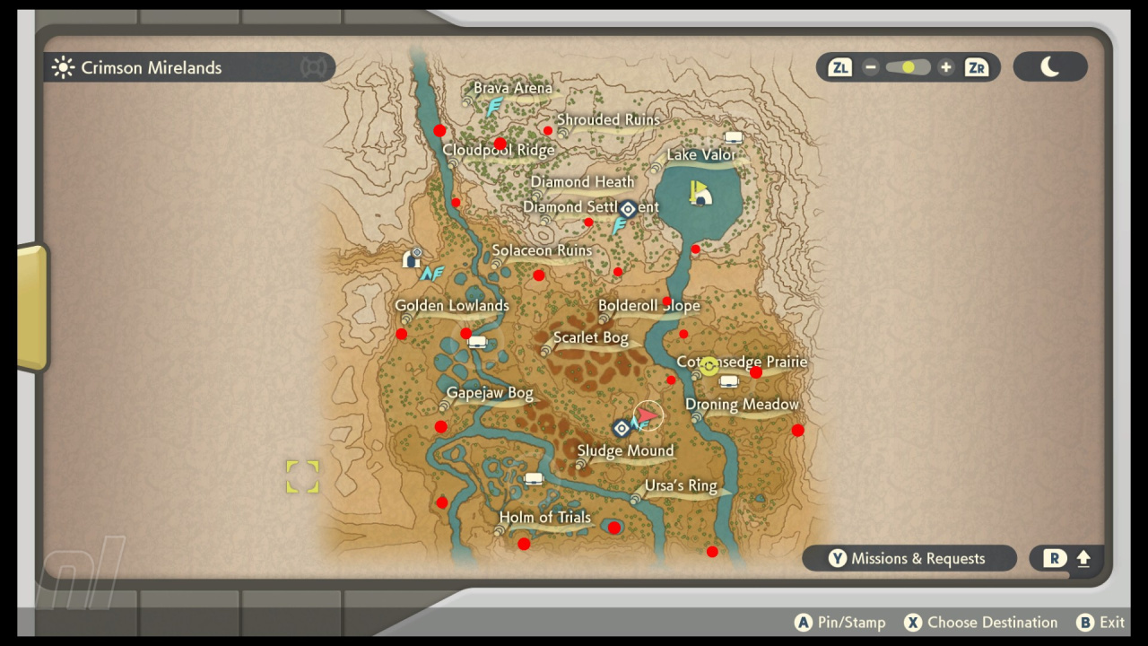 Pokemon Legends Arceus Map Locations List