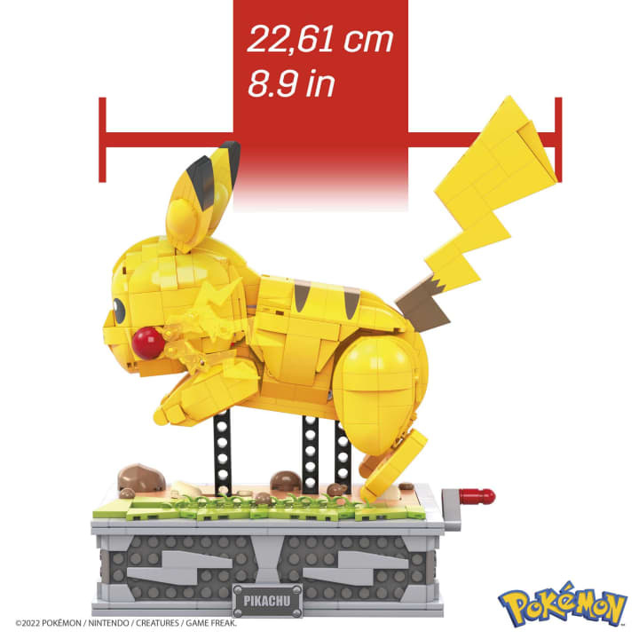 Mattel Announces A Big, Buildable Pikachu, And It Has Moveable Legs