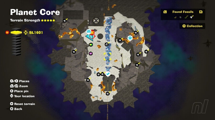 Forbidden Layer SL1601 Fossil Map