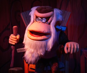 Cranky Kong and Squawks can found within the park bickering away at each other, but we'll let you discover them on your own...