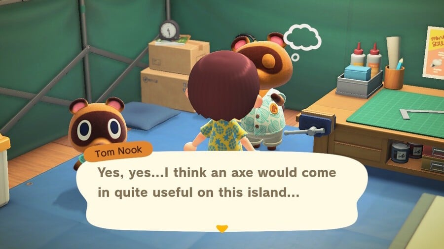 You don't cross Tom Nook in Animal Crossing New Horizons