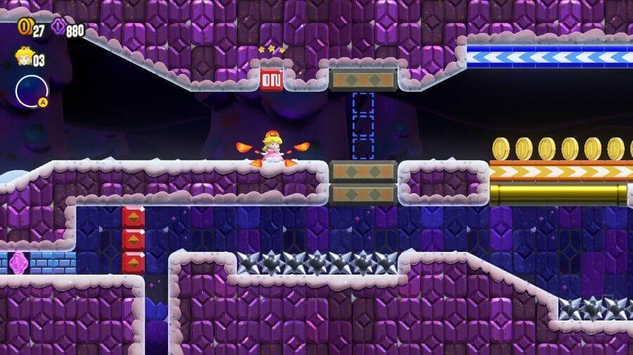 Super Mario Bros. Wonder: World 4 - Break Time! Revver Run 1