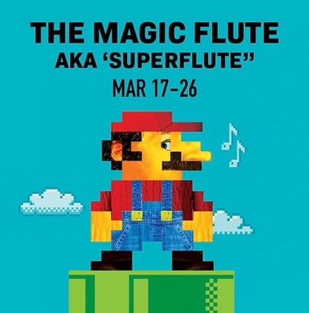 Rastgele: Opera Group, 'Sihirli Flüt' 2'nin Nintendo Temalı Yeniden Anlatımında Mozart'a Mario'yu Ekliyor