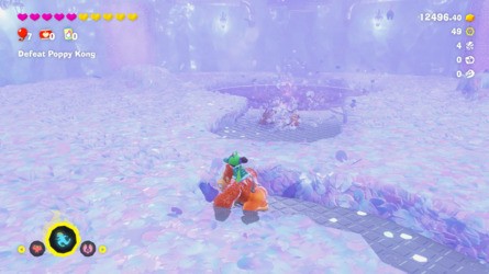 Donkey Kong Bananza Poppy Kong Freezer Layer Boss