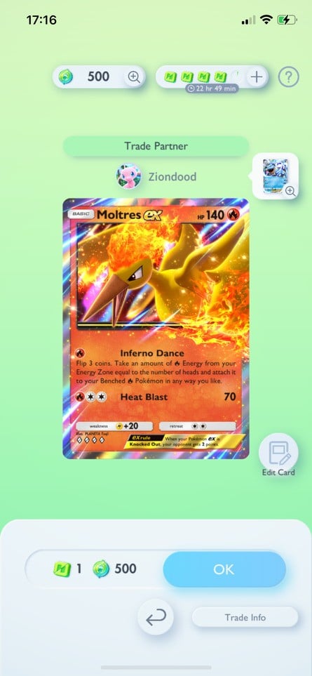 Pokémon Trading Card Game Pocket - Trading