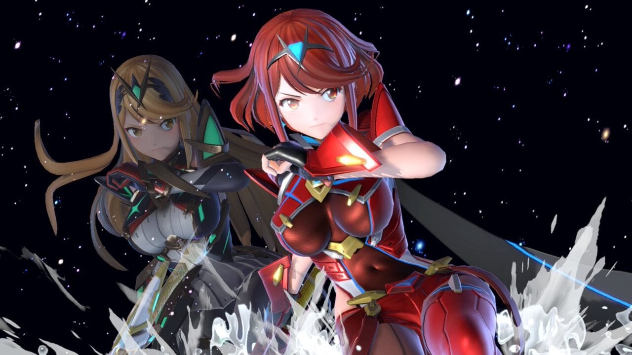 Now you can play as Pyra / Mythra from Xenoblade in Smash Bros.  last