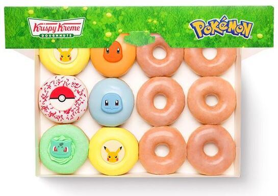 Krispy Kreme Launches A Tasty Pokémon Dozen Doughnut Set