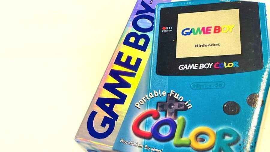 Game Boy Color Teal Box