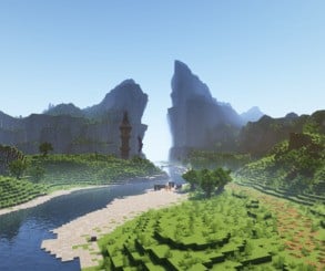 If you're thinking, "dang, my Minecraft game doesn't look this good," then don't worry — Grazzy is using shaders here