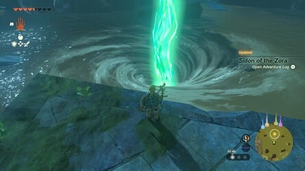 Zelda: Tears Of The Kingdom: How To Solve 'Clues To The Sky' Quest, Wellspring Island 11