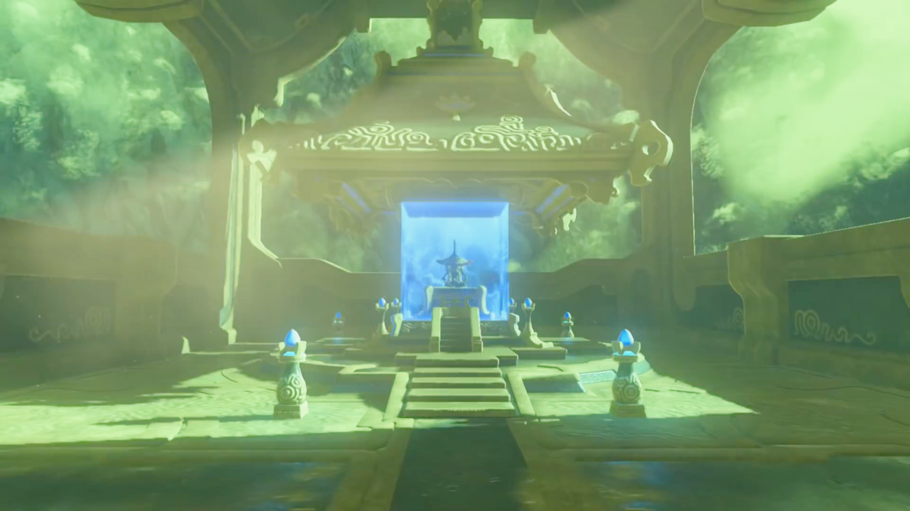 Zelda - The Divine Trial dungeon in Breath of the Wild DLC 2