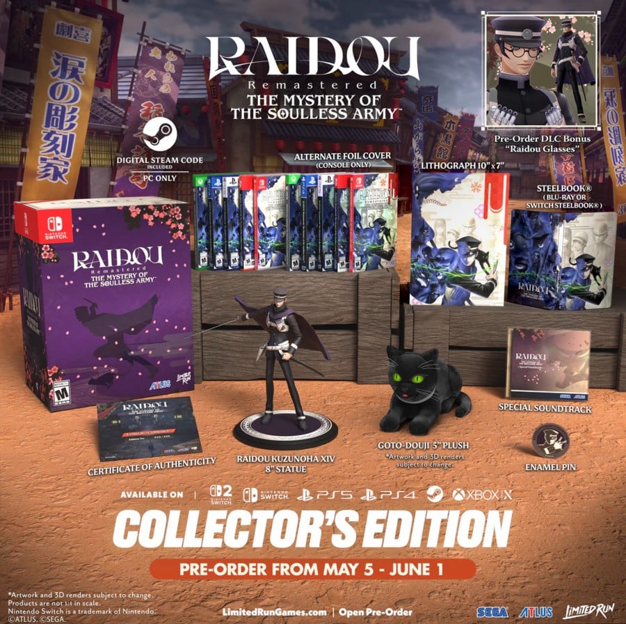Raidou Remastered Collector's Edition Limited Run Games
