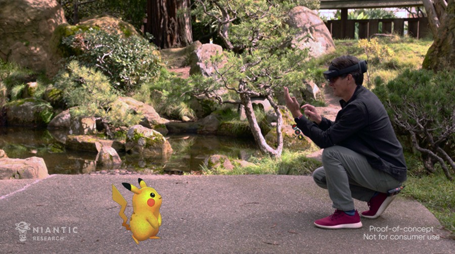 Niantic founder John Hanke with Pikachu