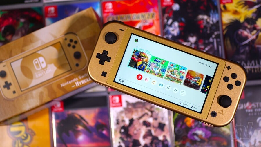 Gallery: Here's The Switch Lite Hyrule Edition In All Its Zelda-Themed Beauty 8