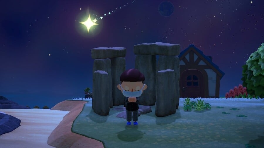 Stonehenge Shooting Star Wish Animal Crossing New Horizons