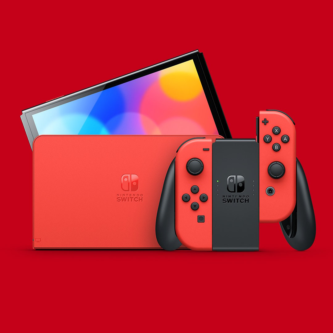 Nintendo Announces Mario Red Edition Switch OLED, Out October