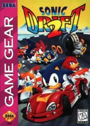 Sonic Drift GG Sega Game Gear Box From Japan