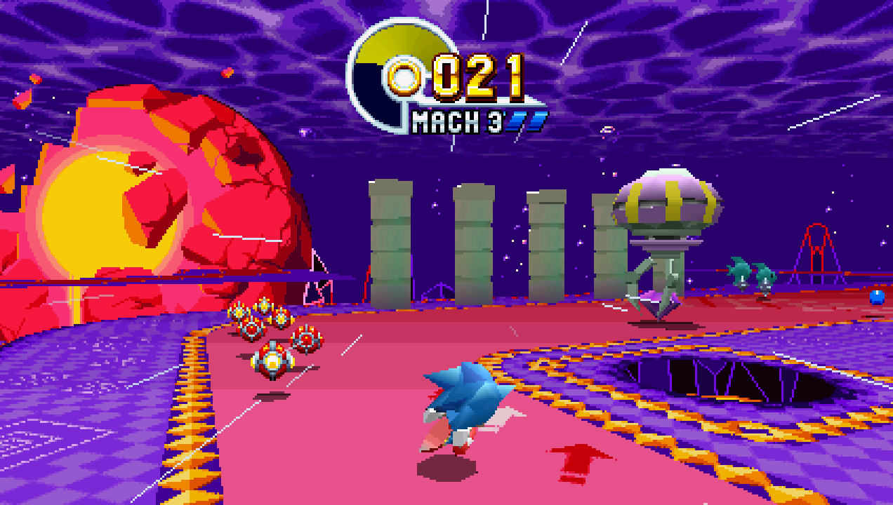 Sonic Mania Original Stage Mod: Aurora Garden