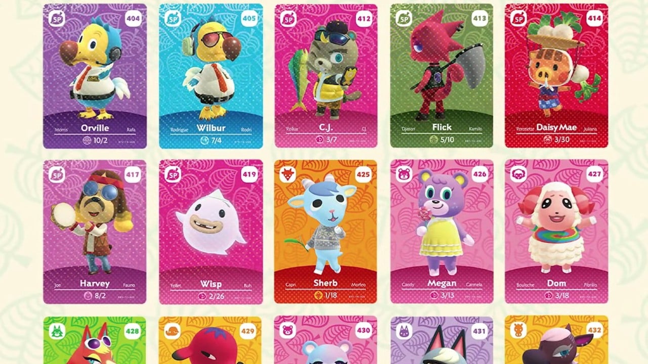 how many animal crossing amiibo cards are there