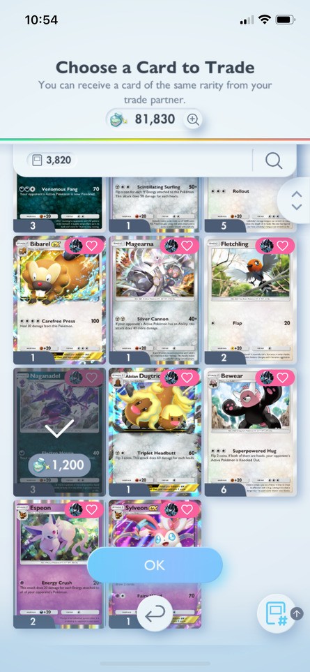 Pokémon Trading Card Game Pocket - Trading